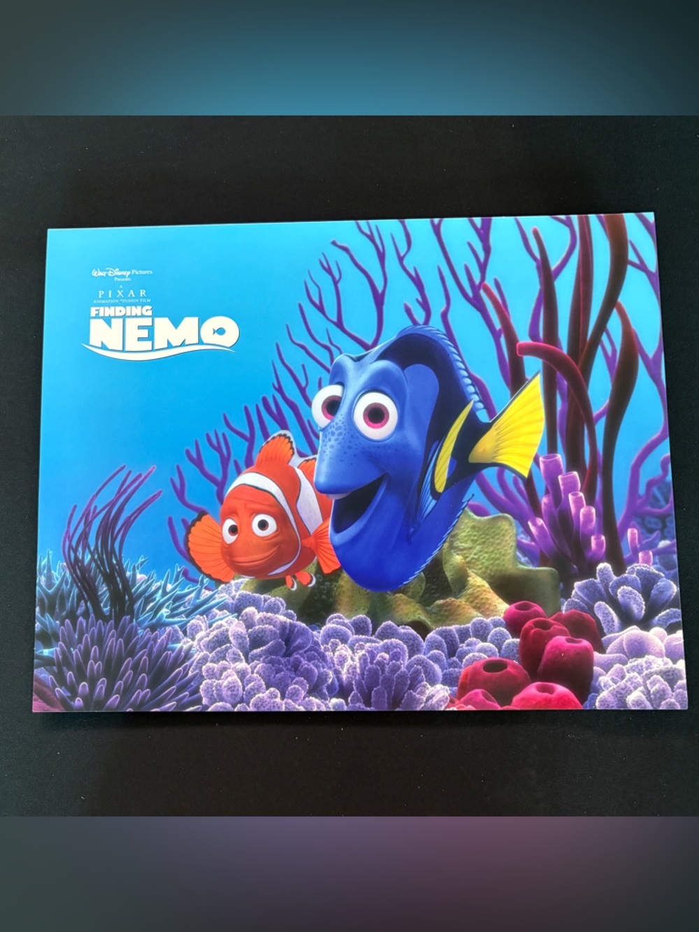 Finding Nemo Blue Dory & Clownfish Decorative Fish Lithographs 4 in the pack